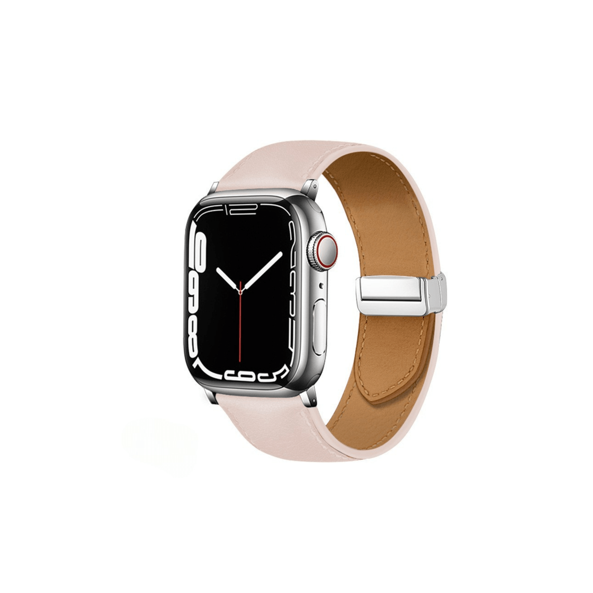 Verve Kunstlederarmband Sanftes Rose für Apple Watch – feminines Design, eleganter Look für jeden Tag.